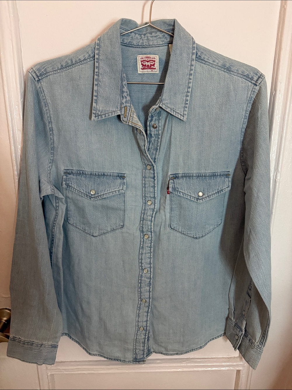 Levi’s Long Sleeve Jean Button Down Shirt